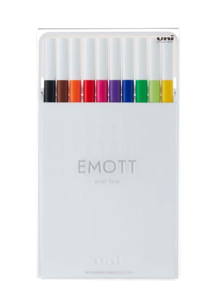 Uni-ball fineliner emott 0.4mm pem-sy_10c_no.1 standard 10 stück - Uni-ball-pem-sy_10c_no.1-4902778248362-02.jpg