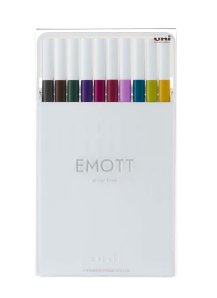 Uni-ball fineliner emott 0.4mm pem-sy_10c_no.3 calmtone 10 stück - Uni-ball-pem-sy_10c_no.3-4902778248386-02.jpg