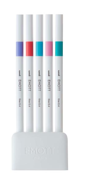 Uni-ball fineliner emott 0.4mm pem-sy_5c_no.5 candy pop 5 stück - Uni-ball-pem-sy_5c_no5-4902778248324