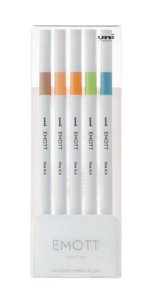 Uni-ball fineliner emott 0.4mm pem-sy_5c_no.6 nature 5 stück - Uni-ball-pem-sy_5c_no.6-4902778248331-02.jpg