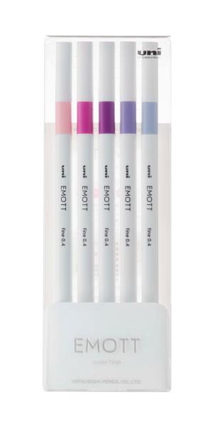 Uni-ball fineliner emott 0.4mm pem-sy_5c_no.7 floral 5 stück - Uni-ball-pem-sy_5c_no.7-4902778248348-02.jpg