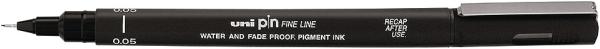 Uni-ball fineliner pin 0,05mm pin005200b schwarz - Uni-ball-pin005200b-4902778798805
