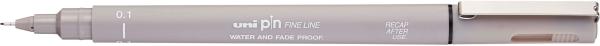 Uni-ball fineliner pin 0.1mm pin01-200(s) light grey hellgrau - Uni-ball-pin01-200s-light-grey-4902778230763