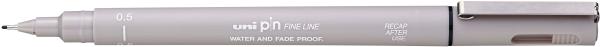 Uni-ball fineliner pin 0.5mm pin05-200(s) light grey hellgrau - Uni-ball-pin05-200s-light-grey-4902778230794