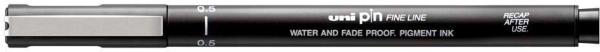 Uni-ball fineliner pin 0,5mm pin05200(s)b schwarz - Uni-ball-pin05200(s)b-4902778915387-02.jpg
