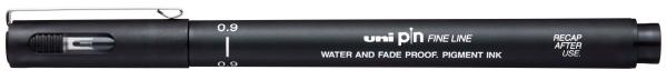 Uni-ball fineliner pin 0.9mm pin09200(s) black schwarz - Uni-ball-pin09200(s)-black-4902778254707-02.jpg