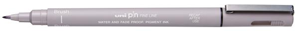 Uni-ball fineliner pin brush pinbr-200(s) light grey hellgrau - Uni-ball-pinbr-200s-light-grey-4902778230848