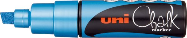 Uni-ball chalk marker 8mm pwe-8k metallic blue metallic blau - Uni-ball-pwe-8k-metallic-blue-4902778256350