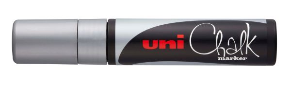 Uni-ball chalk marker 15mm pwe17k silve silber, keilspitze - Uni-ball-pwe17k-silve-4902778222133