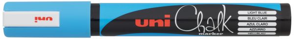 Uni-ball chalk marker 1,8-2,5mm pwe5m l.blue hellblau - Uni-ball-pwe5m-lblue-4902778140079