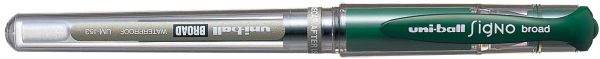 Uni-ball signo broad 1mm um-153 green grün - Uni-ball-um-153-green-4902778653135