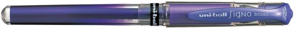 Uni-ball signo broad 1mm um-153met violett-metallic - Uni-ball-um-153met-4902778677612