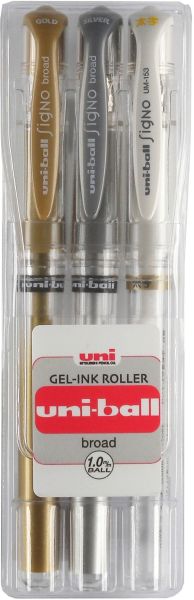 Uni-ball signo broad 1mm um153gs.3c 3 farben etui - Uni-ball-um153gs3c-7640125730265