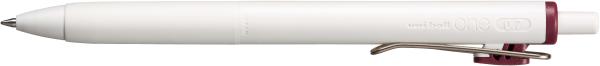 Uni-ball gel-roller one 0.7mm umn-s-07 bor bordeaux-schwarz - Uni-ball-umn-s-07-bor-4902778280157
