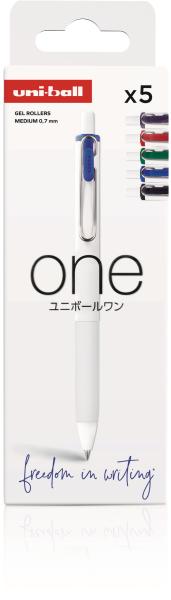 Uni-ball gel-roller one 0.7mm umns/07/5 pf classic colors - Uni-ball-umns-07-5-pf-3296280047591