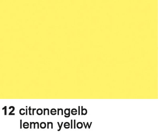Ursus plakatkarton 48x68cm 1002512 380g, citronengelb - Ursus-1002512-7612532007520