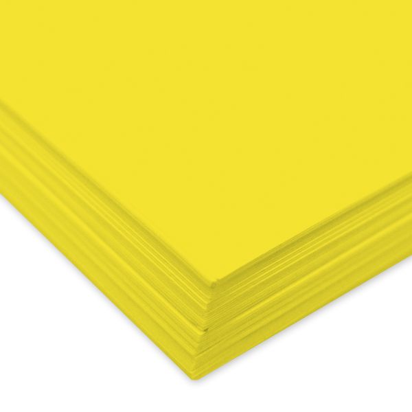 Ursus tonzeichenpapier a3 2174012 130g, citronengelb 100 blatt - Ursus-2174012-7612532005427