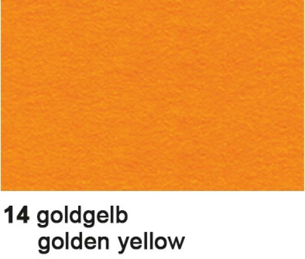 Ursus tonzeichenpapier 50x70cm 2232214 130g, goldgelb - Ursus-2232214-4008525709701