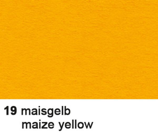 Ursus tonzeichenpapier 50x70cm 2232219 130g, mittelgelb - Ursus-2232219-4008525709985