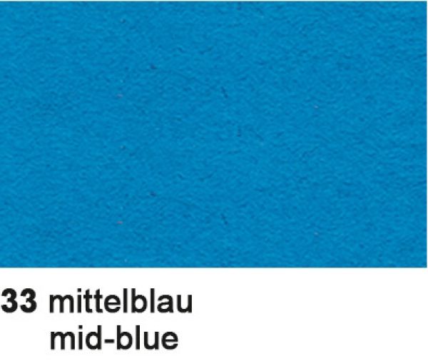 Ursus tonzeichenpapier 50x70cm 2232233 130g, mittelblau - Ursus-2232233-4008525709794