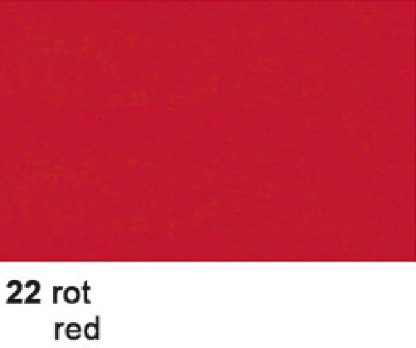 Ursus transparentpapier 70x100cm 2541422 42g, rot - Ursus-2541422-4008525723745