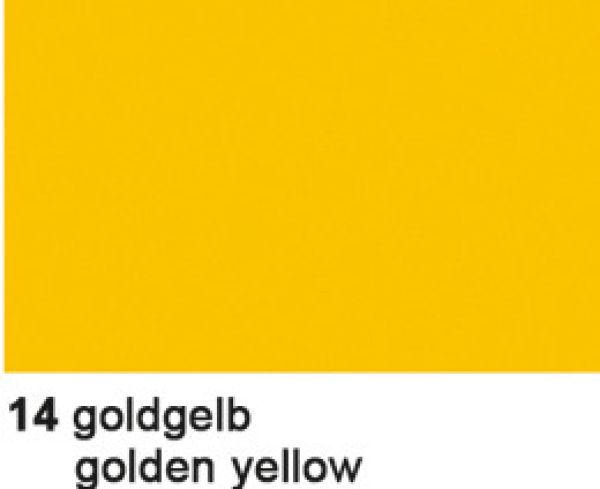 Ursus transparentpapier 70x100cm 2631414 42g, goldgelb - Ursus-2631414-4008525722229