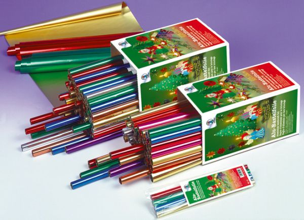 Ursus bastelfolie alu 50x80cm 4432199 90g, ass. - Ursus-4432199-4008525002277