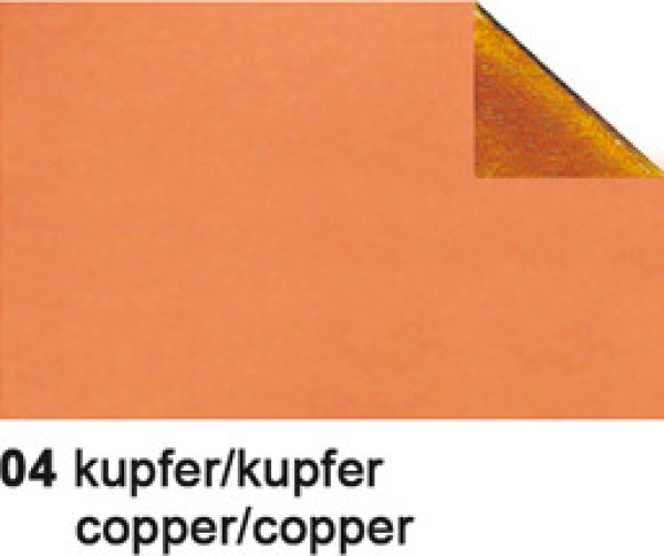 Ursus bastelfolie alu 50x80cm 4442104 90g, kupfer - Ursus-4442104-4008525001522