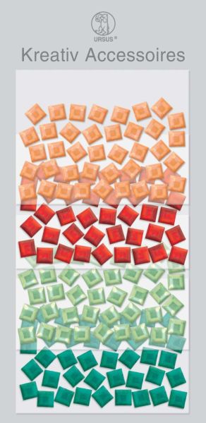 Ursus kreativ accessoires 56400051 quadrate, multicolor - Ursus-56400051-4008525642329
