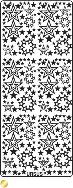 Ursus kreativ sticker 59100065 sterne gold - Ursus-59100065-4008525646372