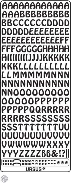 Ursus hologramm sticker 59210013 buchstaben silber - Ursus-59210013-4008525647799