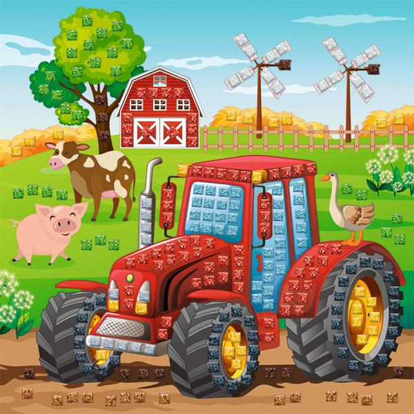 Ursus moosgummi mosaik 8420017 glitter traktor 25x25cm - Ursus-8420017-4008525244592-02.jpg