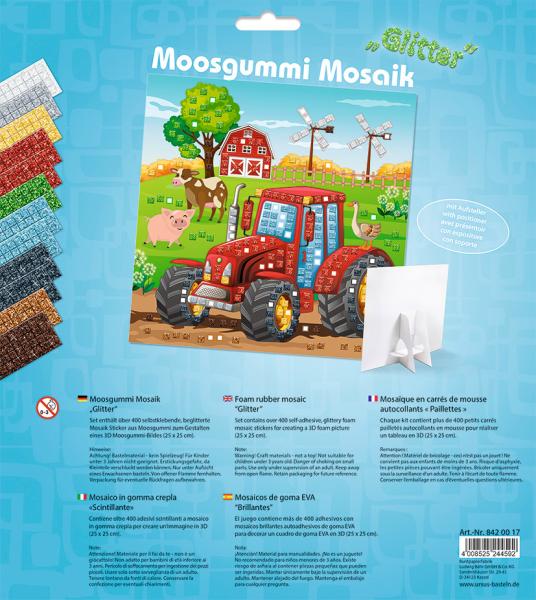 Ursus moosgummi mosaik 8420017 glitter traktor 25x25cm - Ursus-8420017-4008525244592-03.jpg