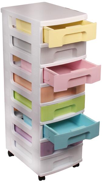 Usefulbox aufbewahrungsbox 30x42x92,5cm 68507600 8x7 liter schubalden, pastell - Usefulbox-68507600-5060456653781-02.jpg