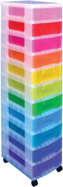 Usefulbox aufbewahrungsbox 42x30x121cm 68514200 11x7 liter schubladen - Usefulbox-68514200-5060231633243