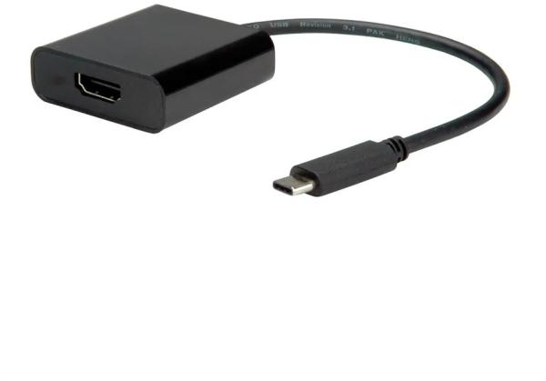 Value usb-c 3.1 - hdmi adapter 12.99.3211 black, st/bu, 2160p, 10cm - Value-12.99.3211-7611990155699-02.jpg
