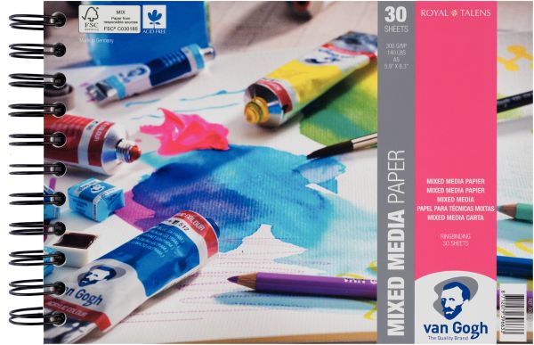 Van gogh mix med papier a5 93120003 mix media fscm80 30 blatt - Van-gogh-93120003-8712079396633