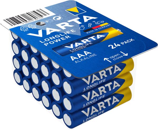 Varta longlife power 4903301124 aaa/lr03 24 stück - Varta-4903301124-4008496129874