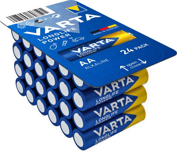 Varta longlife power 4906301124 aa/lr6 24 stück - Varta-4906301124-4008496129904
