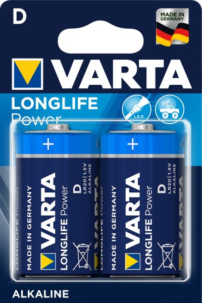 Varta batterie longlife power 4920121412 d/lr20, 2 stück - Varta-4920121412-4008496559237