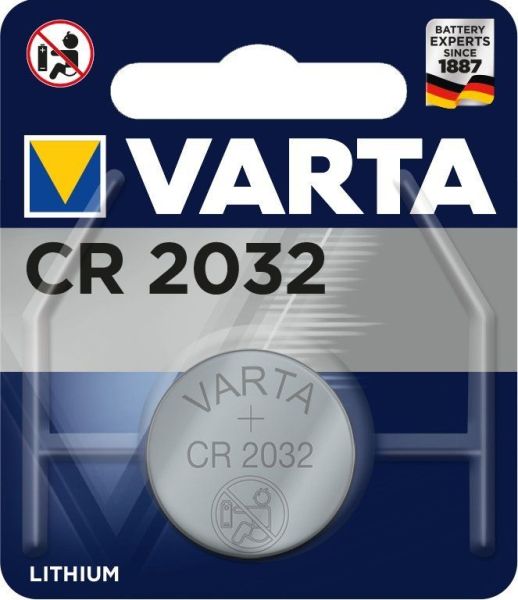 Varta knopfbatterie cr2032,3v 6032101401 230 mah 1 stück - Varta-6032101401-4008496276882