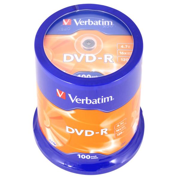 Verbatim dvd-r spindle 4.7gb 43549 1-16x 100 pcs - Verbatim-43549-0023942435495-02.jpg