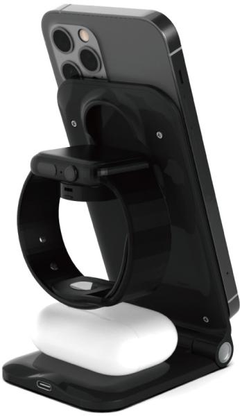 Vinnic 3-in-1 trivor wirel.charger vp-pd-31wcfbk iph.airpods&apple watch bl. - Vinnic-vp-pd-31wcfbk-4898338014945-03.jpg