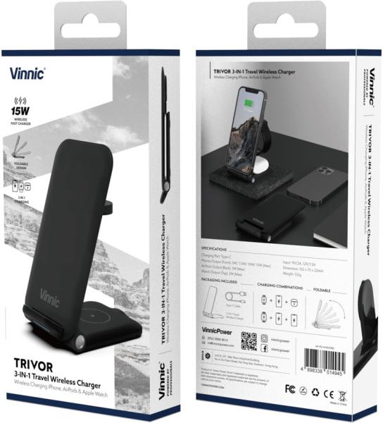Vinnic 3-in-1 trivor wirel.charger vp-pd-31wcfbk iph.airpods&apple watch bl. - Vinnic-vp-pd-31wcfbk-4898338014945-07.jpg