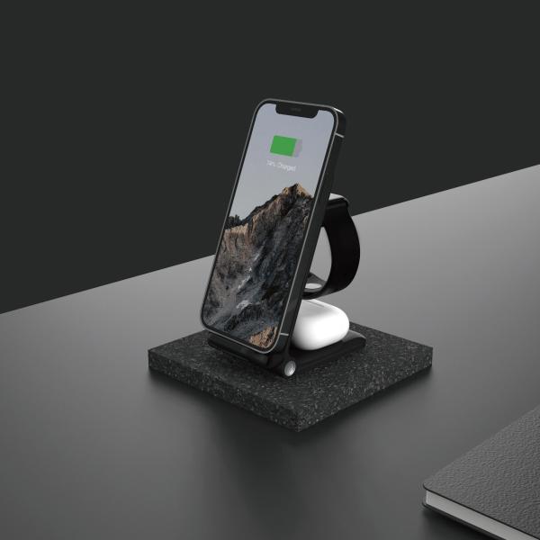Vinnic 3-in-1 trivor wirel.charger vp-pd-31wcfbk iph.airpods&apple watch bl. - Vinnic-vp-pd-31wcfbk-4898338014945-08.jpg