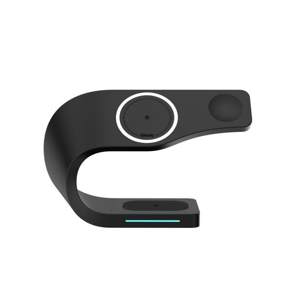 Vinnic 4-in-1 diran wirel.charger vp-pd-31wcpbk iph.airpods&apple watch bl. - Vinnic-vp-pd-31wcpbk-4898338014938-04.jpg