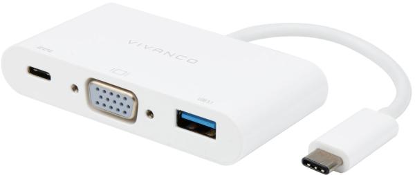 Vivanco adapter usb-c - vga 45386 usb 3.1 - Vivanco-45386-4008928453867