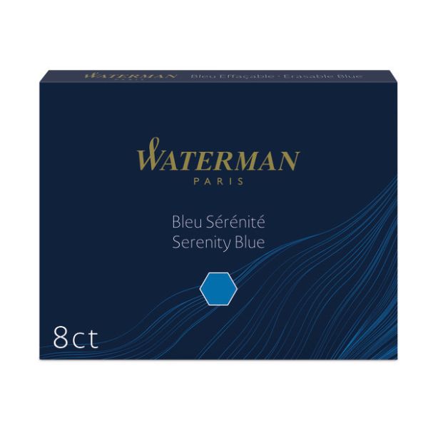 Waterman tintenpatronen standard s0110860 blau 8 stück - Waterman-s0110860-3034325200293