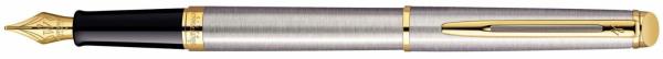 Waterman füllfederhalter f s0920310 hémisphère silver - Waterman-s0920310-3501170920312