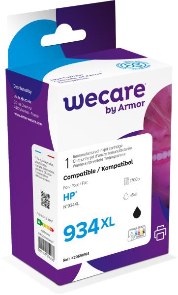 Wecare tinte 934xl rebuilt schwarz c2p23aewe zu hp oj pro 6230 45ml - Wecare-c2p23aewe-8715057014260
